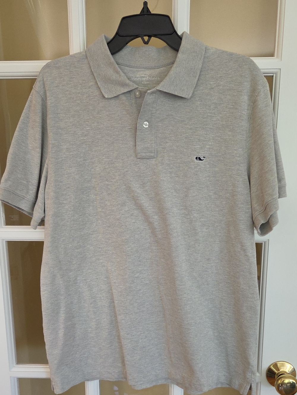 Vineyard Vines Slim Fit Polo Shirt - Heather Gray Size: L